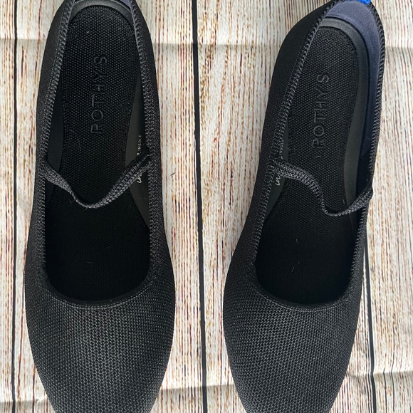 Rothy’s The Max Square Mary Jane – Black, Size 8 - Picture 1 of 6